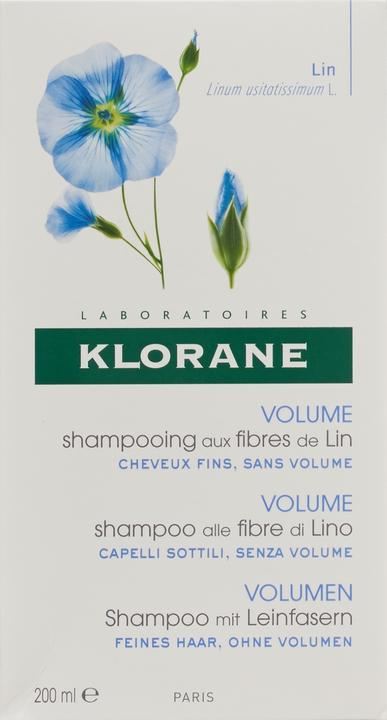 Actual product image Klorane Flax fiber shampoo (200 ml, Liquid shampoo)