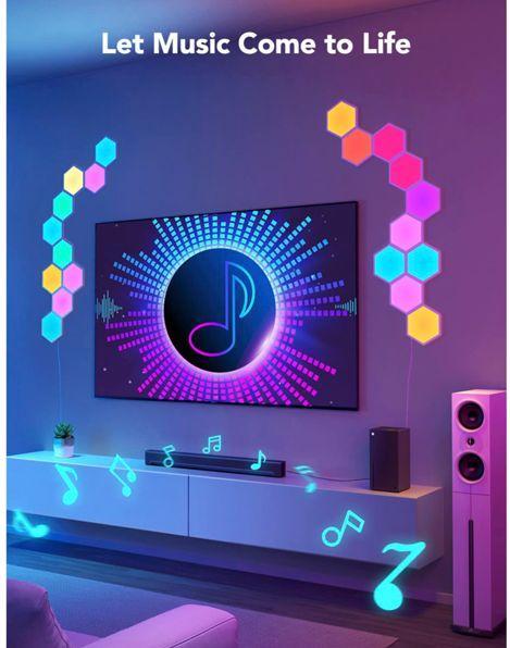 Actual product image Govee Glide Hexa Light Panels (458 lm)