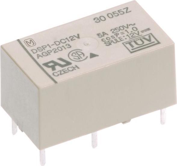 Panasonic Relay,Power,SPST-NO,8/5AC/DC,12DC,250AC