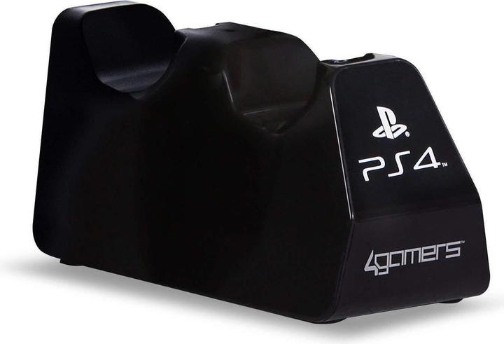 4Gamers Dual Play & Charge Kabel mit Desktop Stand (PS4)