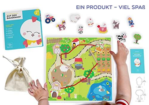 Produktbild Activity Board Fädelspiel auf dem Bauernhof: Spielzeug für Kinder ab 2 Jahren, Motorikspielzeug aus Holz
