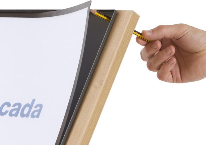 Actual product image Rocada Info display, DIN A4, 132x40x30cm, magnetic (A4)