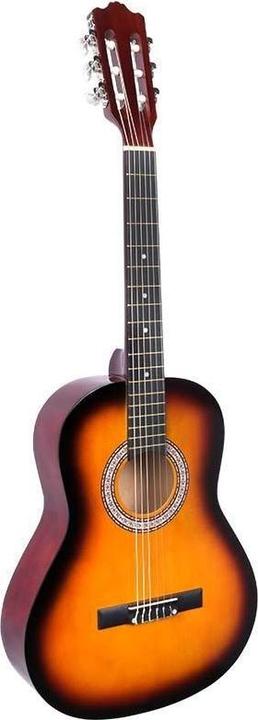 NN BD 36 - Gitara klasyczna 3/4 do nauki dla dzieci SUNBURST (Chitarra classica, Legno di tiglio, Meranti)