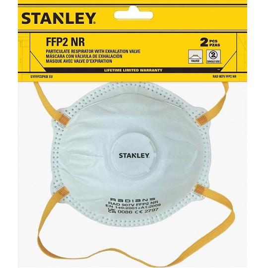 Actual product image Stanley SYFFP22PKB EU FFP2 Einweg-Staubmaske 2 Stück (FFP2, 2 x)