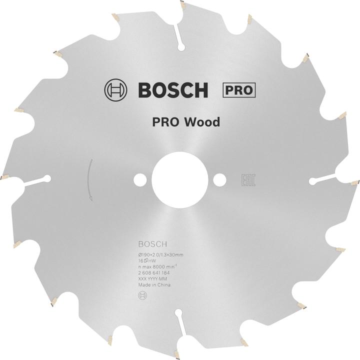 Produktbild Bosch Professional Zubehör PRO Wood Kreissägeblatt, 190 x 2 x 30 mm