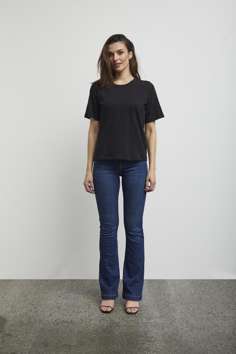 Actual product image Pulz Jeans PZBRIT 0-Neck Tshirt - 50207421 (XS)