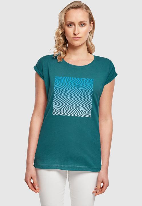 Actual product image Merchcode Ladies Summer - Wavy Pattern T-Shirt - 112601 (M)