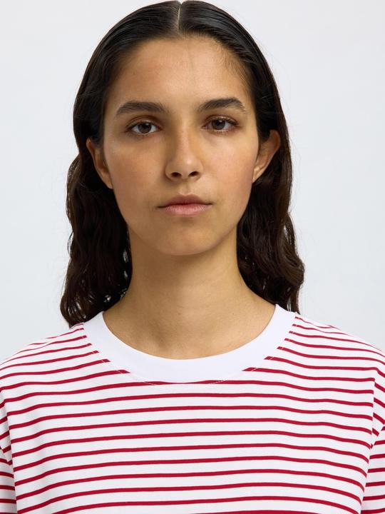 Actual product image Selected Femme Slfessential Ss Striped Boxy Tee Noos (L)