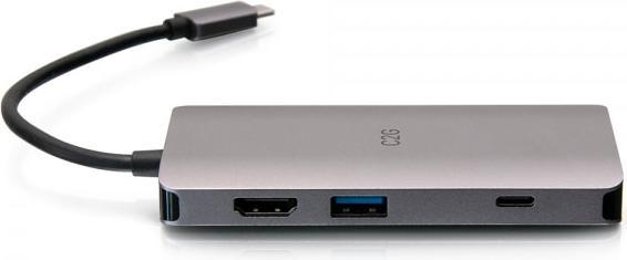 Immagine prodotto C2G Mini Dock USB-C® con HDMI, 2x USB-A, Ethernet, lettore di schede SD e USB-C Power Delivery fino a (USB-C, 1 Porti)