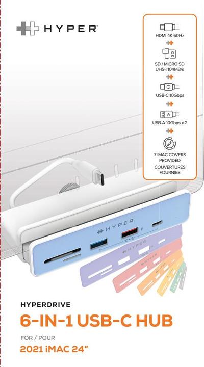 Produktbild Hyper HD34A8 (USB-C, 6 Ports)