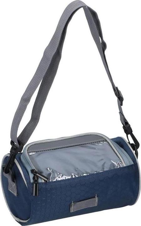 Produktbild Dunlop - Fahrradlenkertasche/Gepäcktasche mit Smartphonetasche (blau) (1.20 l, Lenkertasche)