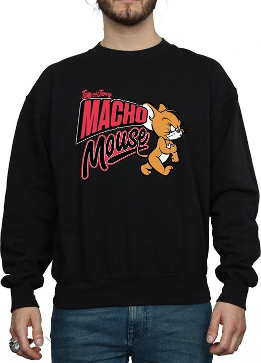 Actual product image Tom & Jerry Mens Macho Mouse Sweatshirt (3XL)