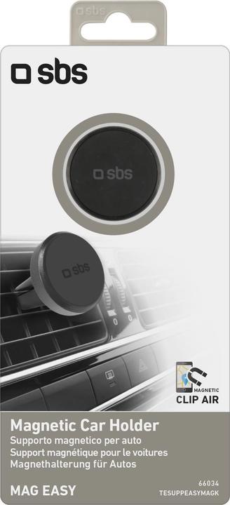 Produktbild SBS magnetische Lüftungsschlitz-Universalhalterung, schwarz