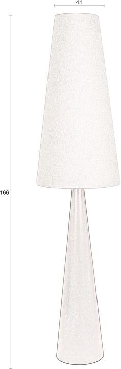 Productafbeelding Dutchbone Miki Vloerlamp Bouclé (E27)