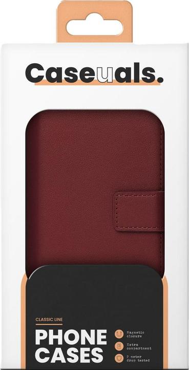 Actual product image Caseuals Bookcase iPhone 15 Pro Red (Apple iPhone 15 Pro)
