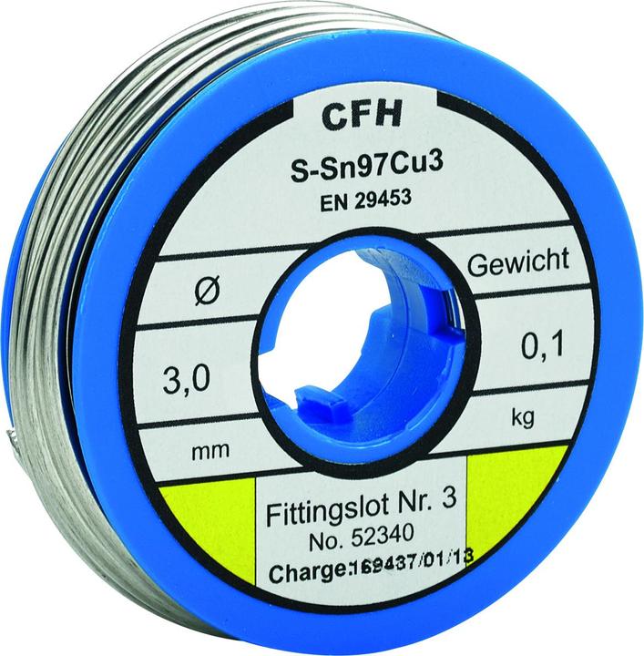 Actual product image CFH Fittings solder WL 340 100g