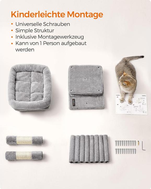 Immagine prodotto Feandrea Simba (74 cm, Grigio)