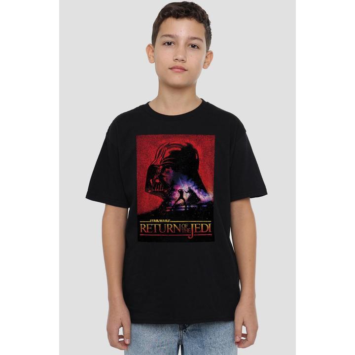 Actual product image Star Wars Childrens/Kids Return Of The Jedi Block T-Shirt (128)