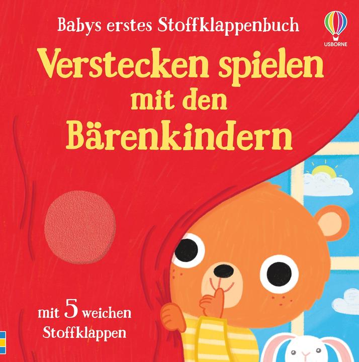 Actual product image Baby's first fabric flap book: Playing hide and seek with the bear cubs (German)