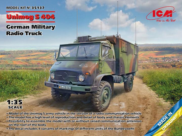 Image du produit ICM Unimog S 404, camion radio militaire allemand