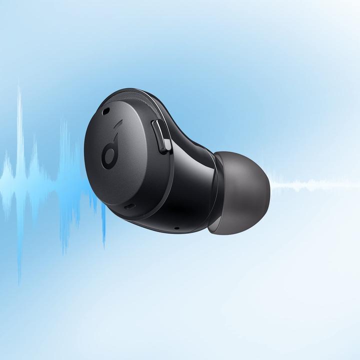 Produktbild soundcore eufy Dot 3i Black (ANC, 9 h, Kabellos)
