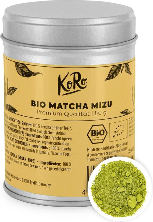 Produktbild KoRo Bio gemahlener Tencha (grüner Tee) (960 g)