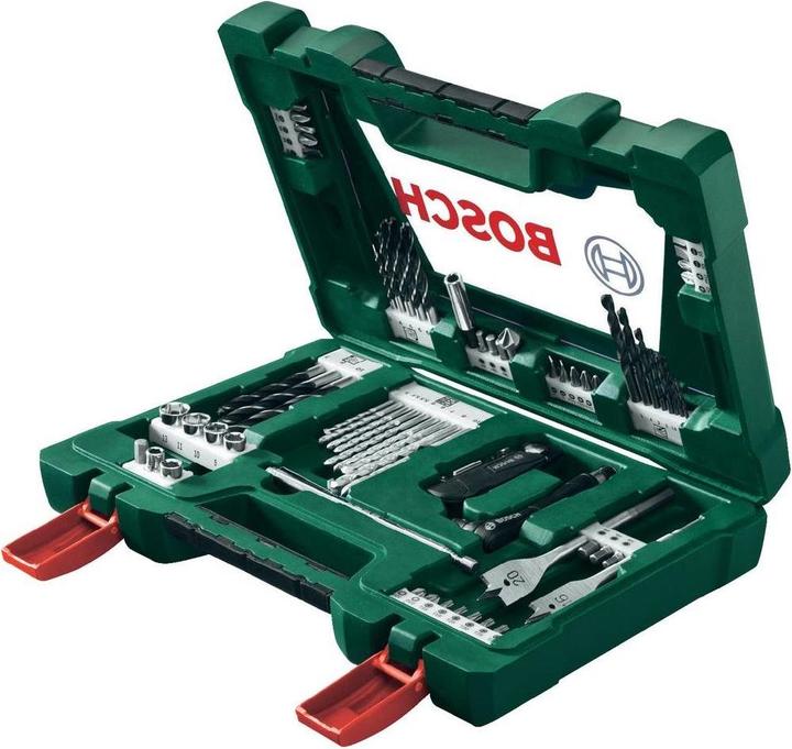 Produktbild Bosch Zubehör V-Line Bohrer- und Bit-Set, 68-teilig, Klappmesser, Magnetstab, Winkelschrauber (2 mm, 2.5 mm, 3 mm, 3.5 mm, 4 mm, 4.5 mm, 5 mm, 5.5 mm, 6 mm, 6.5 mm, 7 mm, 7.5 mm, 8 mm, 8.5 mm, 9 mm, 9.5 mm, 10 mm)