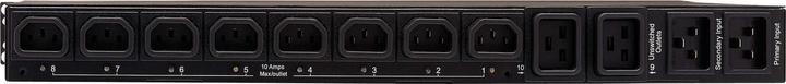 Immagine prodotto Eaton Tripp Lite Series PDU commutata ATS 200-240V 16/20A 8 C13 2 C19 C20 Orizzontale 1URM