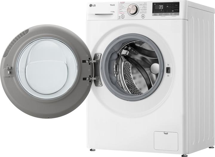 Actual product image LG D4R7011TSWG Washer-dryer Free installation Front loading Black, White D
