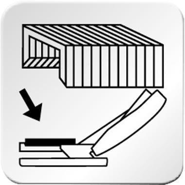 Image du produit Novus Agrafeuse STABIL 24/6 26/6 fixe/détachable/clouée 30 feuilles (80 g/m²) métal rouge (30 feuilles)