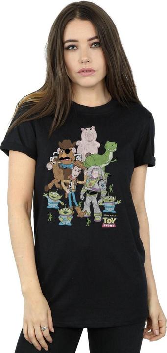 Immagine prodotto Toy Story Maglietta Boyfriend in cotone del Gruppo Donna/Ladies (XL)