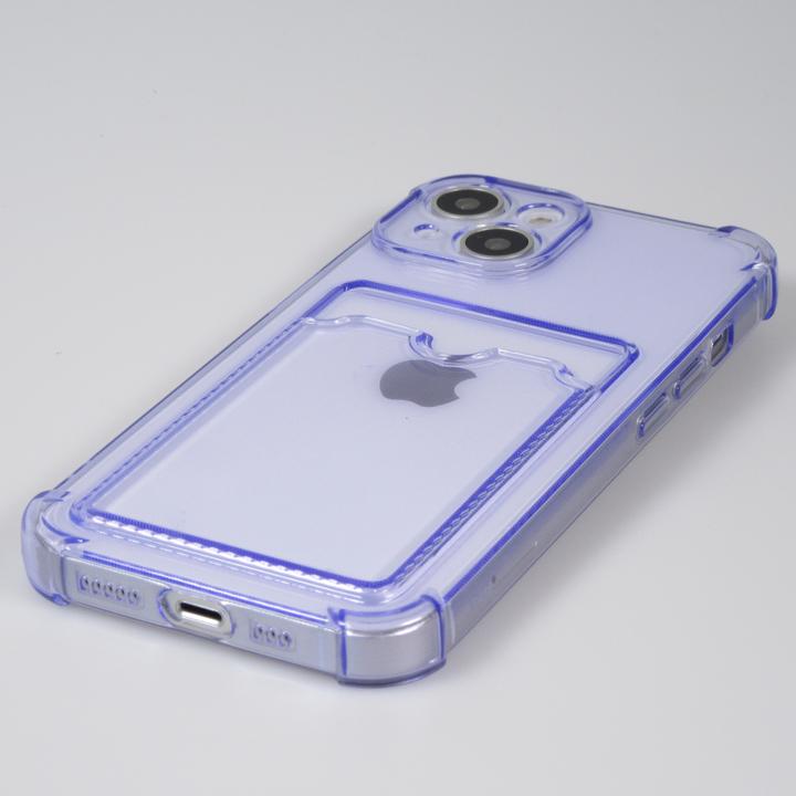 Immagine prodotto PhoneLook Paraurti in gel di silicone super flessibile con porta-carte trasparente (Apple iPhone 14)