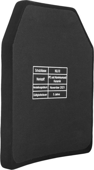 Actual product image Dicks Tactical NIJ III ballistic protection plate