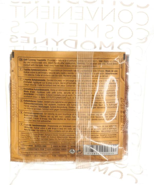 Actual product image Comodynes Self Tanning Cloths (Self-tanning towel)