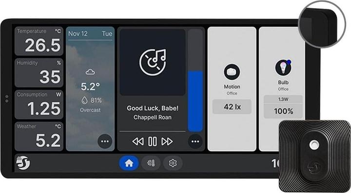Immagine prodotto Shelly Wall Display X2 Black + Blu H&T Black