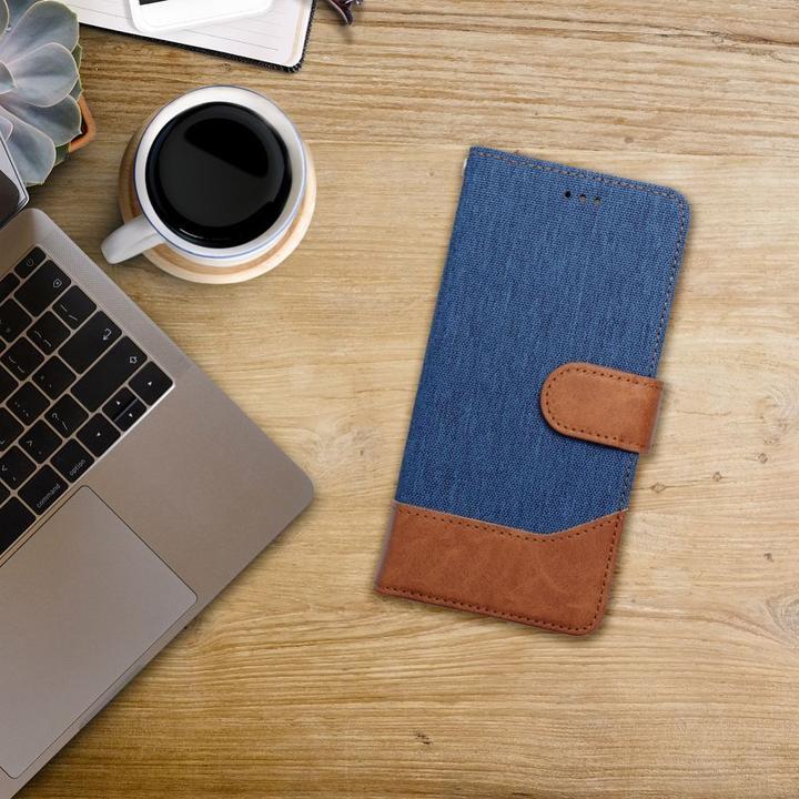 Image du produit Siemens Book case OEM JEANS Book for Xiaomi Redmi Note 14 PRO 4G blue (Xiaomi Redmi Note 14 Pro)