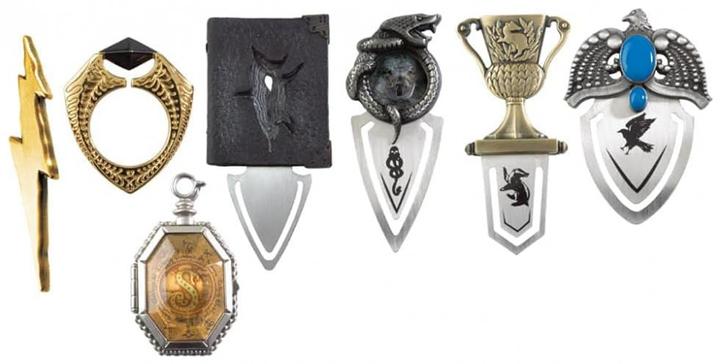 Productafbeelding Noble Collection Harry Potter Bladwijzer Set van 7 De Horcrux Collectie