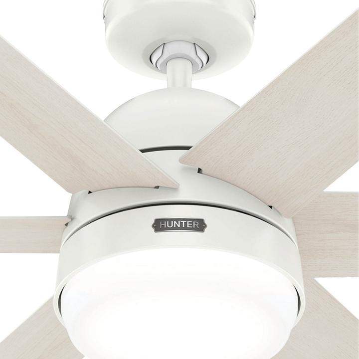 Image du produit Hunter Fans DC Deckenventilator Arete Weiss mit Licht & Fernbedienung (42.70 dB)