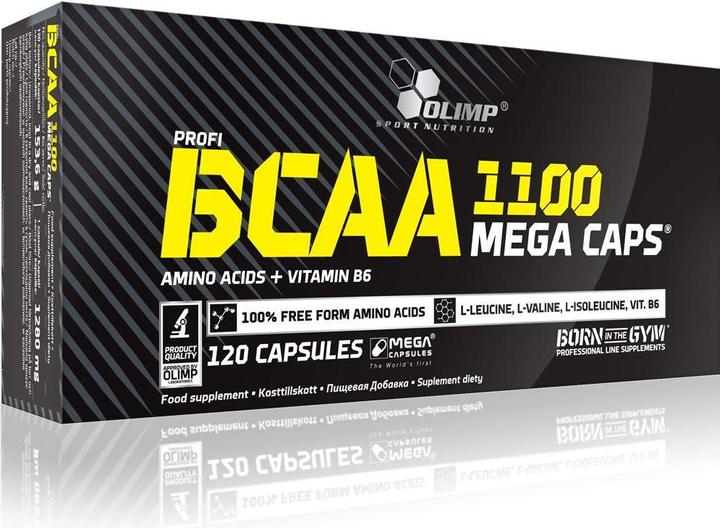 Image du produit Olimp Sport Nutrition Profi BCAA Mega Caps (120 caps, 132g) (120 pièce(s), Capsules, 132 g)