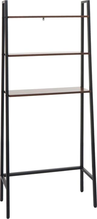 Image du produit Mendler Étagère sur pied HWC-K82, Métal industriel Bois 155x64x25cm - marron