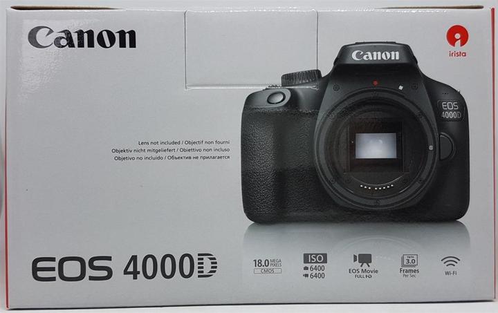 Produktbild Canon Eos 4000d - (Eu) (18.70 Mpx, APS-C / DX)