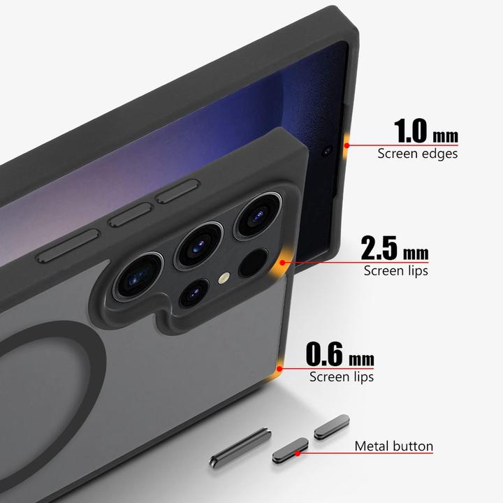 Produktbild Cadorabo Hülle für Samsung Galaxy S23 ULTRA kompatibel mit MagSafe (Samsung Galaxy S23 Ultra)