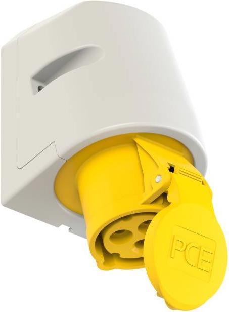 Produktbild PCE 113-4 Wandsteckdose 16A 3p 4h IP44
