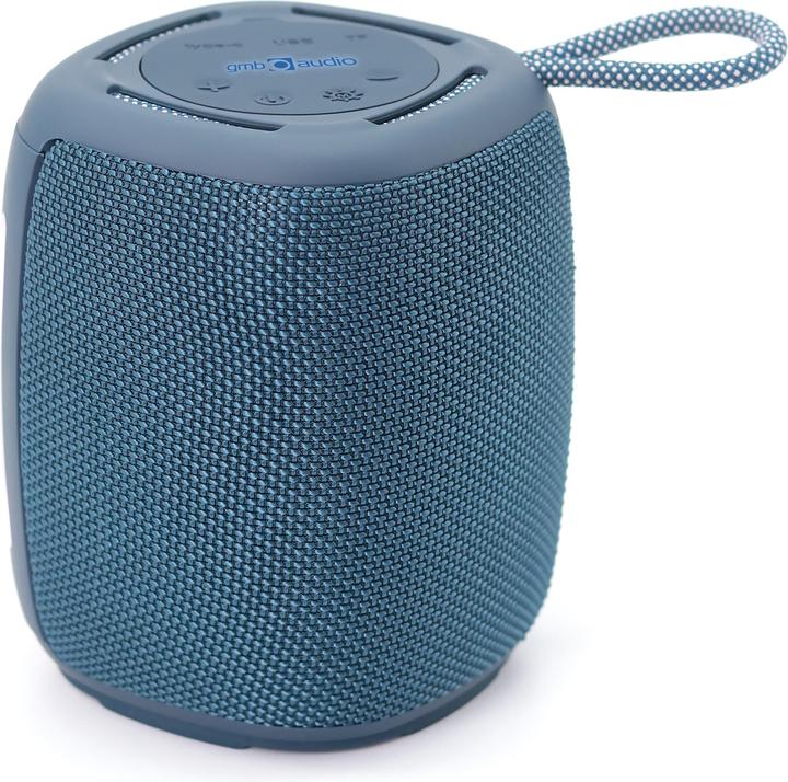 Actual product image Gembird Bluetooth LED speaker blue (4 h, Rechargeable battery operated)