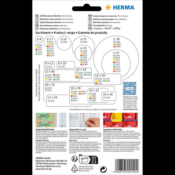 Immagine prodotto HERMA Etichette multiuso