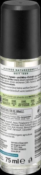 Actual product image dm alverde MEN Sports Nature (Spray, 75 ml)