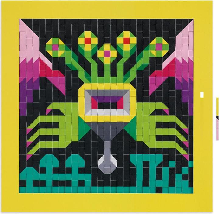 Actual product image Djeco Pixel art weave attacker