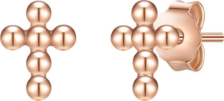 Glanzstücke München Damen Kreuz Sterling Silber roségold - 31330 (Sterling Silber)