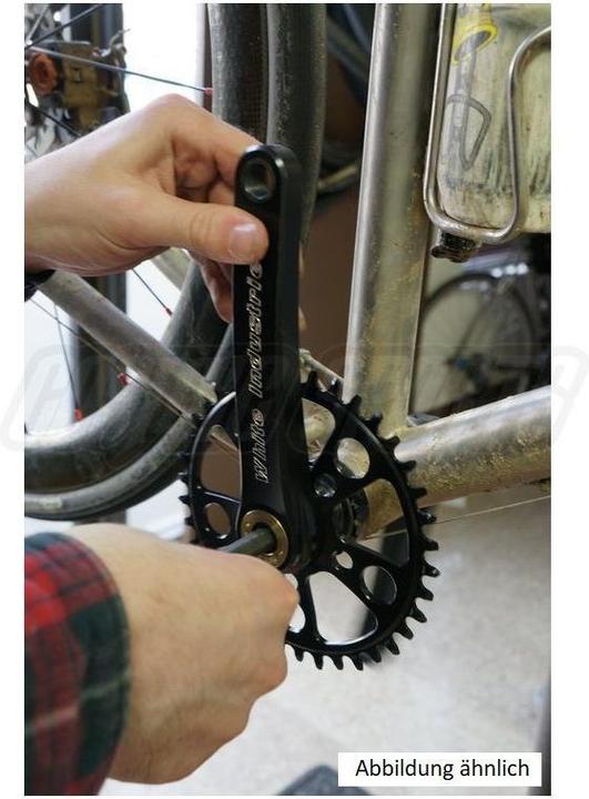 Actual product image White Industries MR30 Crank Spindle 100mm, M30 Fatbike (100 mm)