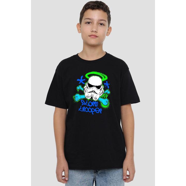 Immagine prodotto Star Wars Maglietta Stormtrooper Stencil Bambini (140)